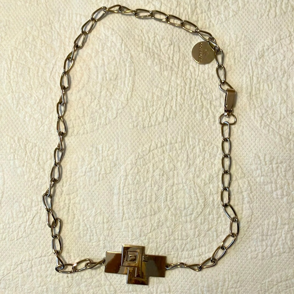 Gold Tone Statement Belt